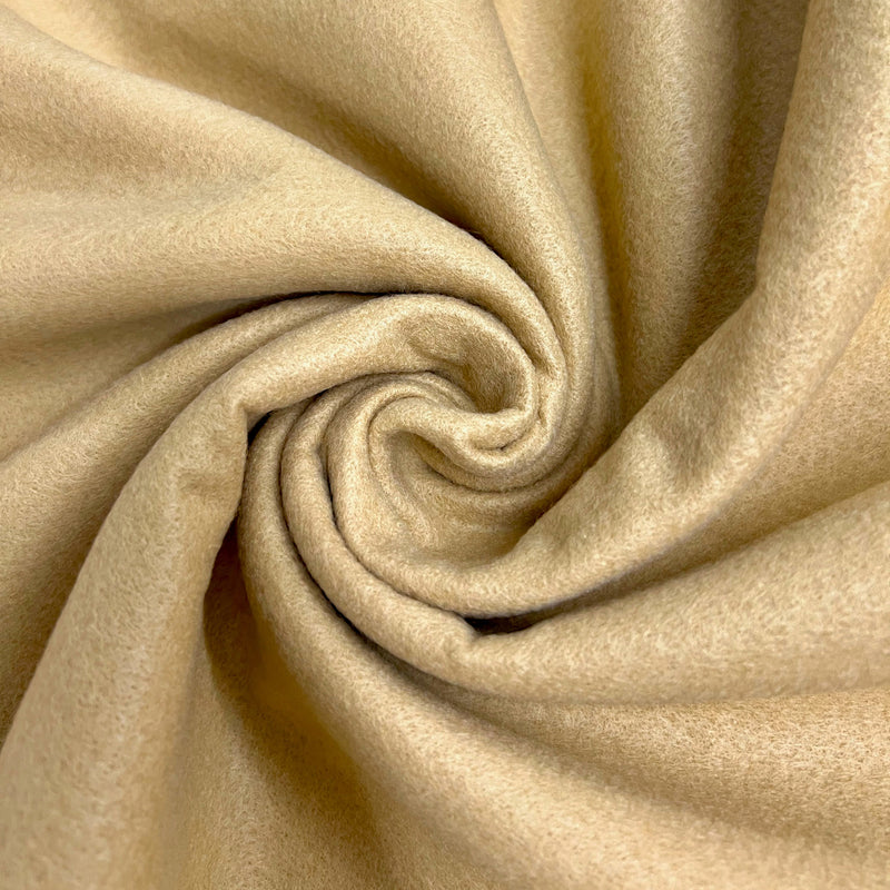 Abby BEIGE 72" Acrylic Felt Fabric by the Yard - 10030