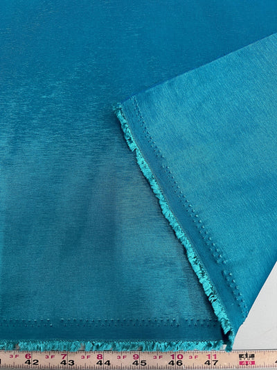 Irene DARK TURQUOISE Stretch Taffeta Fabric for Gowns, Bridal Wear, Home Decor, Lining, Clothes, Costumes, Crafts - 10196 NewFabricsDaily