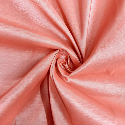 Irene CORAL Stretch Taffeta Fabric for Gowns, Bridal Wear, Home Decor, Lining, Clothes, Costumes, Crafts - 10196 NewFabricsDaily