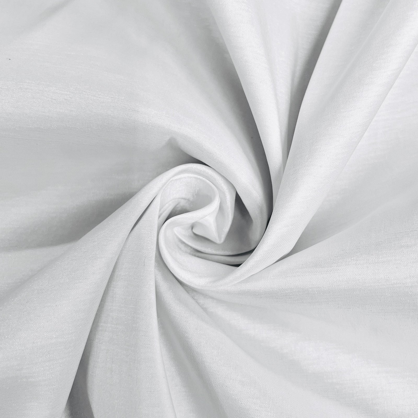 Irene WHITE Stretch Taffeta Fabric for Gowns, Bridal Wear, Home Decor, Lining, Clothes, Costumes, Crafts - 10196 NewFabricsDaily