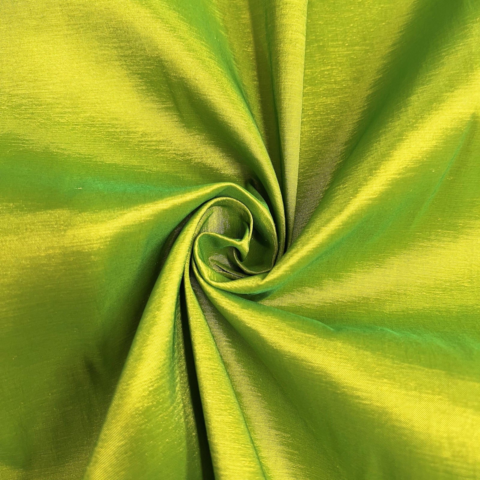 Irene LIME Stretch Taffeta Fabric for Gowns, Bridal Wear, Home Decor, Lining, Clothes, Costumes, Crafts - 10196 NewFabricsDaily