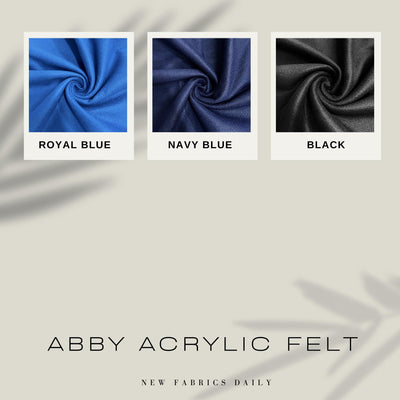 Abby 72" Wide Acrylic Felt Fabric by the Yard