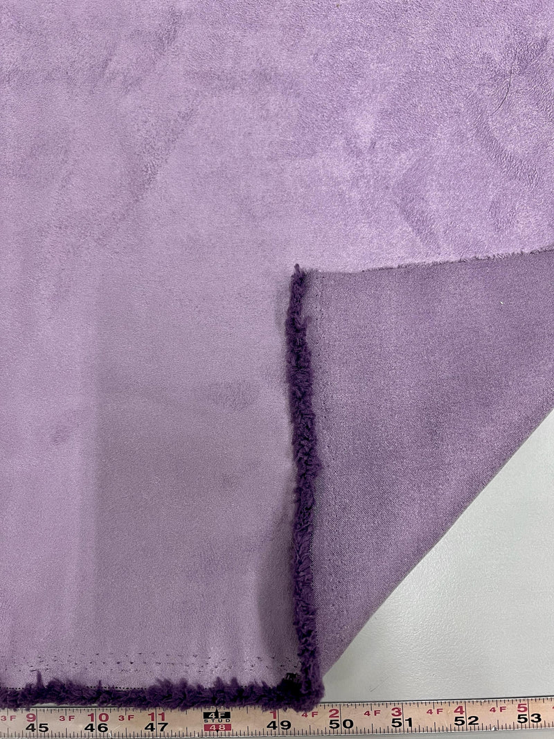 Giana LAVENDER Faux Suede Polyester Microsuede Fabric by the Yard - 10223