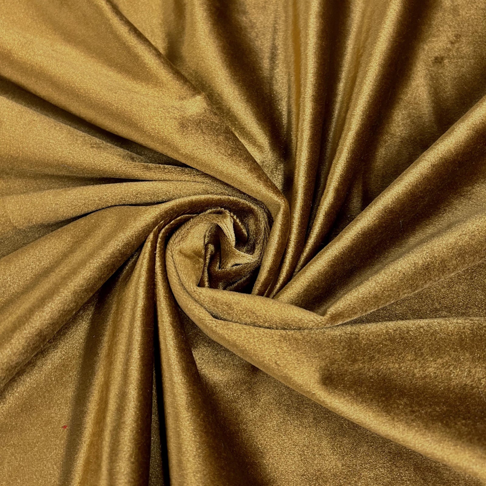 Contessa DARK GOLD Plush Non-Stretch Velvet Fabric for Apparel, Costumes, Curtains, Chair/Throw Pillow Cover, Crafts