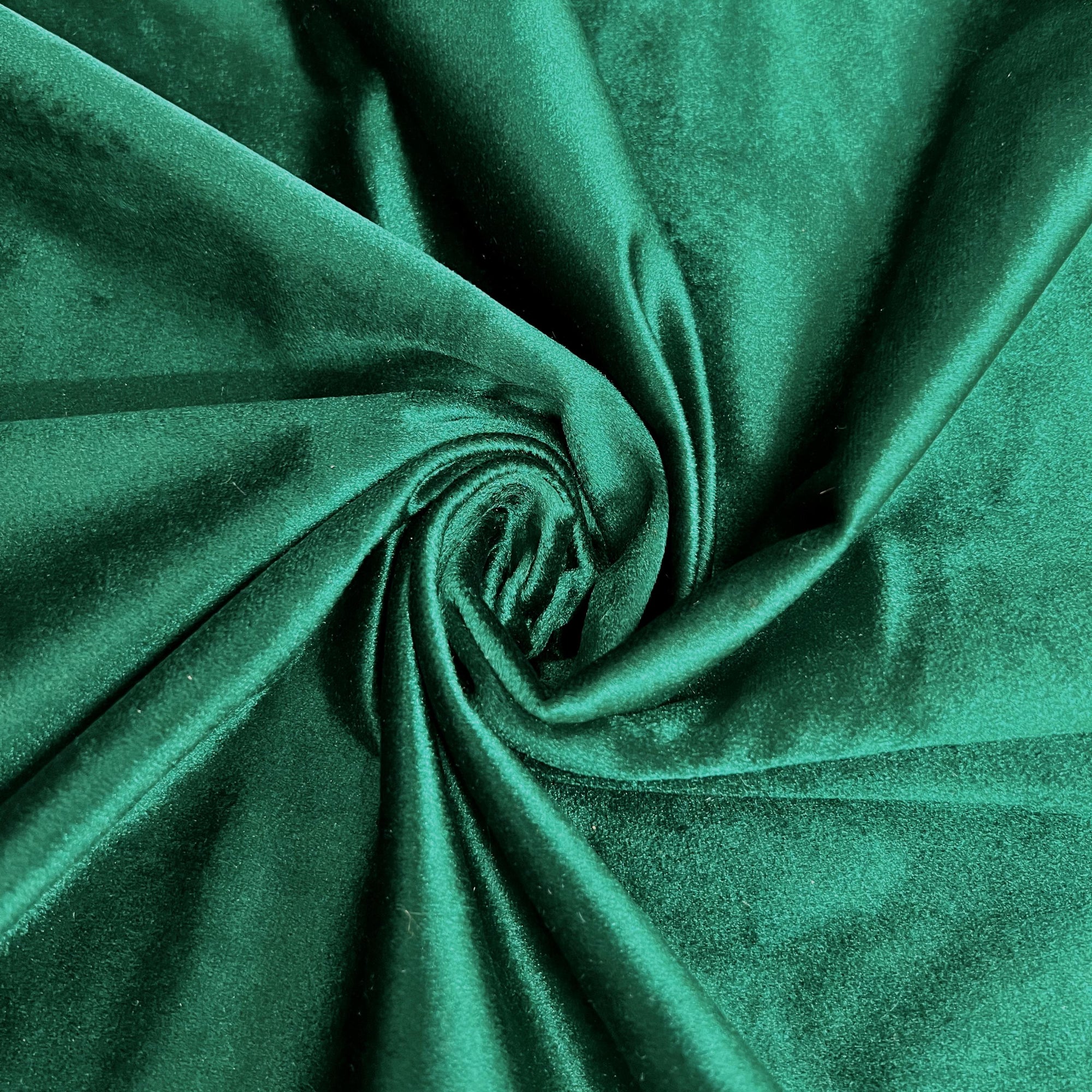 Contessa EMERALD GREEN Plush Non-Stretch Velvet Fabric for Apparel, Costumes, Curtains, Chair/Throw Pillow Cover, Crafts