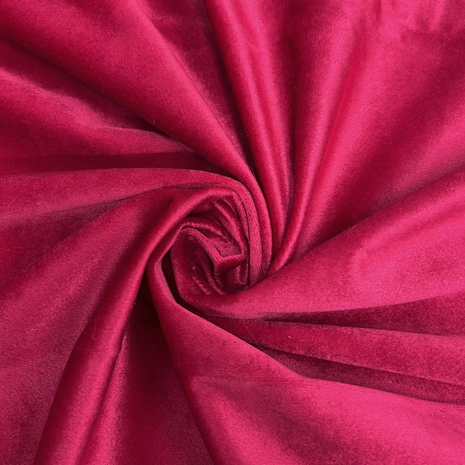 Contessa FUCHSIA Plush Non-Stretch Velvet Fabric for Apparel, Costumes, Curtains, Chair/Throw Pillow Cover, Crafts