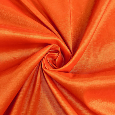 Irene ORANGE Stretch Taffeta Fabric for Gowns, Bridal Wear, Home Decor, Lining, Clothes, Costumes, Crafts - 10196 NewFabricsDaily