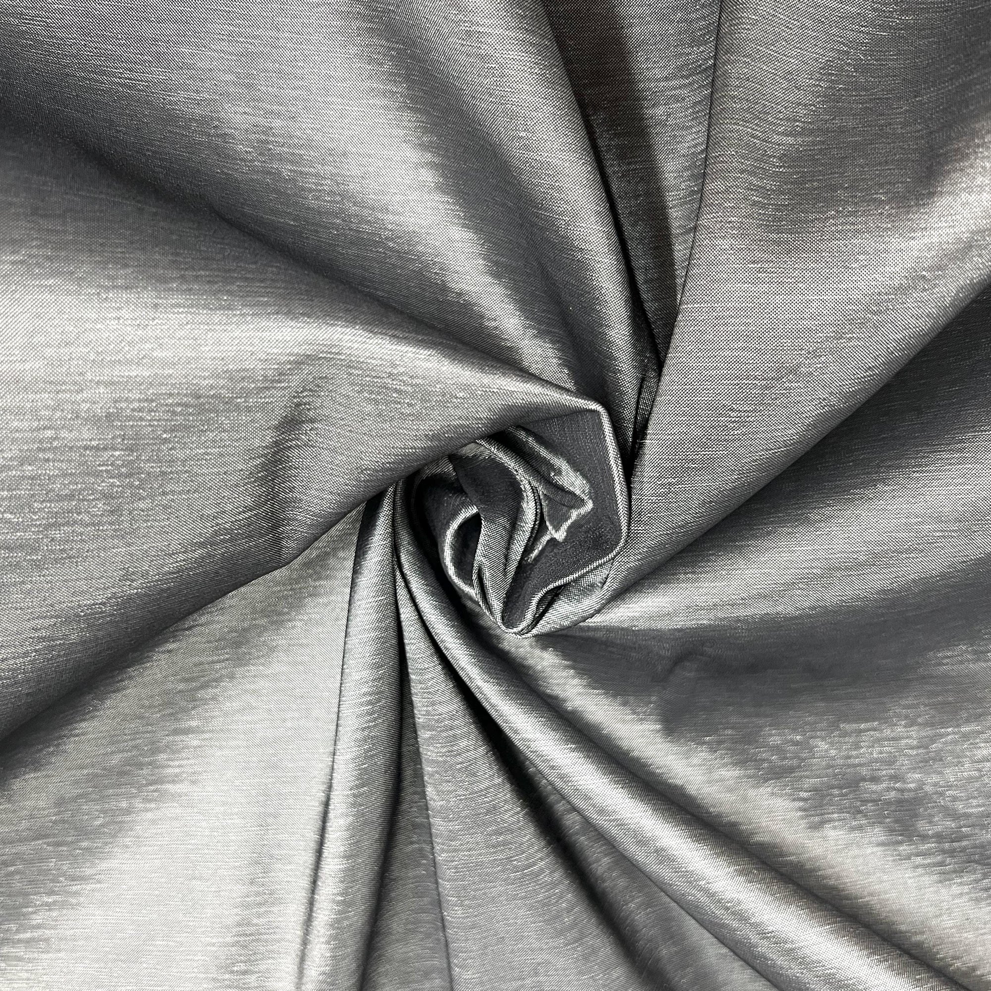 Irene LIGHT GREY Stretch Taffeta Fabric for Gowns, Bridal Wear, Home Decor, Lining, Clothes, Costumes, Crafts - 10196 NewFabricsDaily