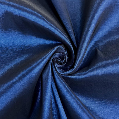 Irene DARK ROYAL BLUE Stretch Taffeta Fabric for Gowns, Bridal Wear, Home Decor, Lining, Clothes, Costumes, Crafts - 10196 NewFabricsDaily