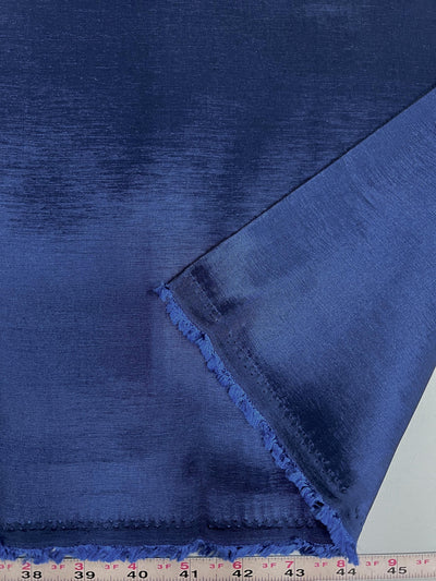 Irene DARK ROYAL BLUE Stretch Taffeta Fabric for Gowns, Bridal Wear, Home Decor, Lining, Clothes, Costumes, Crafts - 10196 NewFabricsDaily