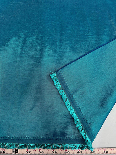 Irene TEAL BLUE Stretch Taffeta Fabric for Gowns, Bridal Wear, Home Decor, Lining, Clothes, Costumes, Crafts - 10196 NewFabricsDaily