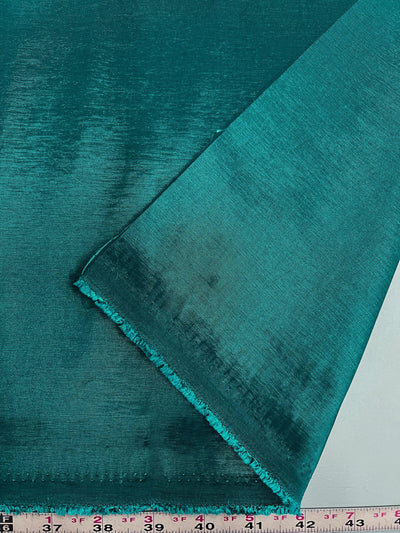 Irene TEAL GREEN Stretch Taffeta Fabric for Gowns, Bridal Wear, Home Decor, Lining, Clothes, Costumes, Crafts - 10196 NewFabricsDaily