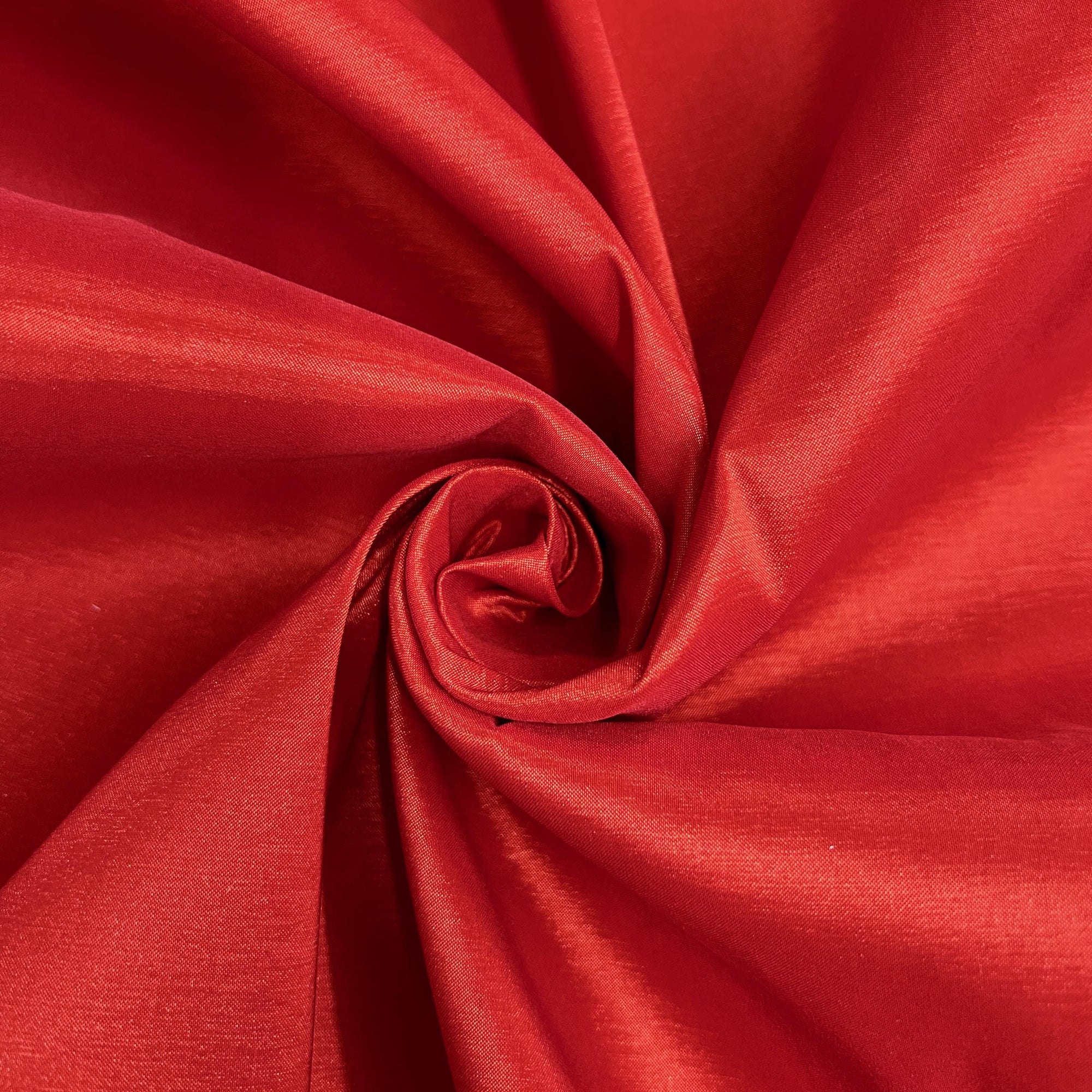 Irene RED Stretch Taffeta Fabric for Gowns, Bridal Wear, Home Decor, Lining, Clothes, Costumes, Crafts - 10196 NewFabricsDaily