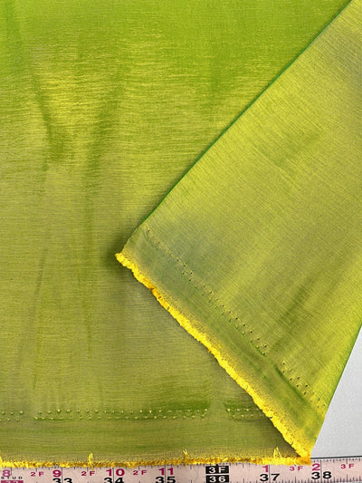 Irene LIME Stretch Taffeta Fabric for Gowns, Bridal Wear, Home Decor, Lining, Clothes, Costumes, Crafts - 10196 NewFabricsDaily