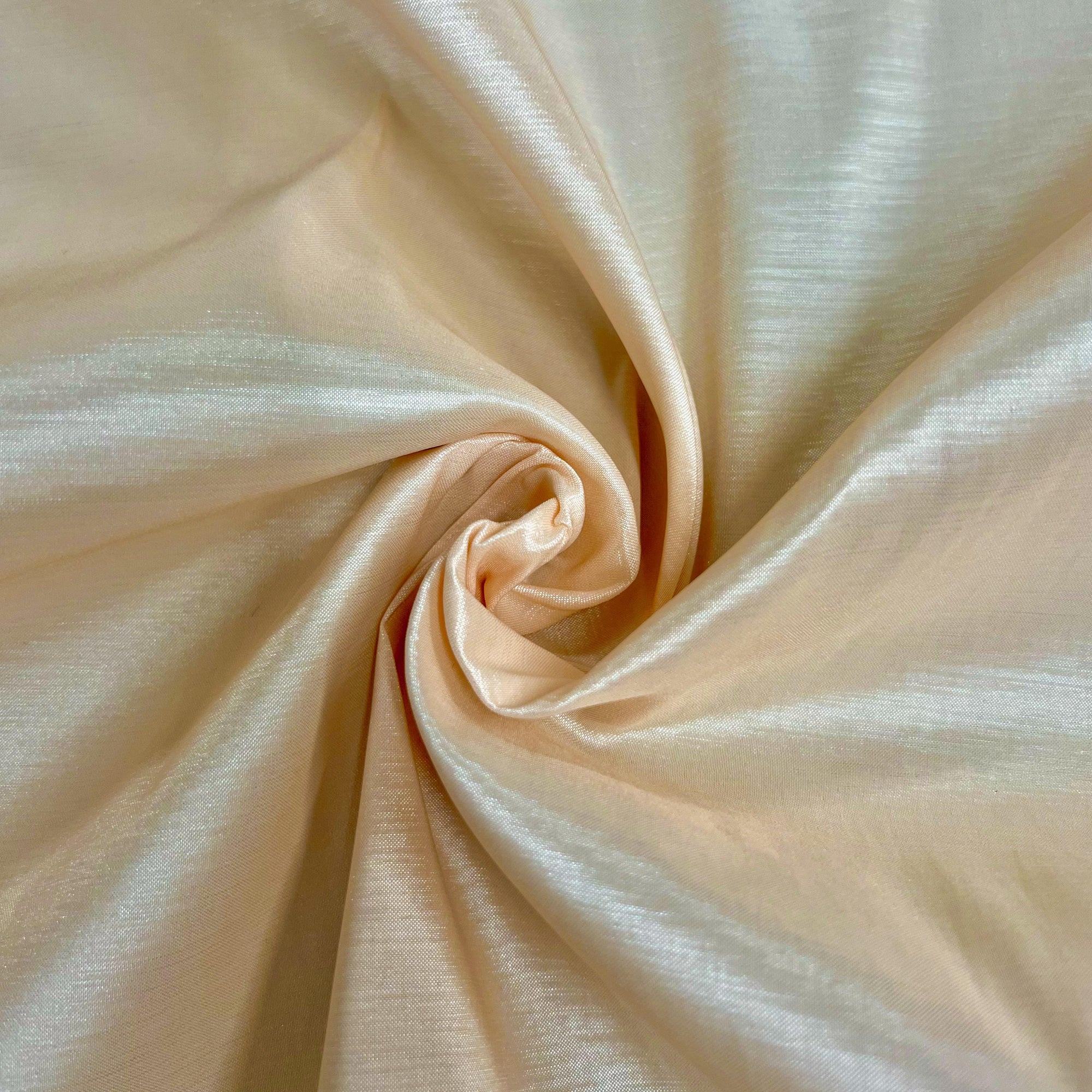 Irene CREAM Stretch Taffeta Fabric for Gowns, Bridal Wear, Home Decor, Lining, Clothes, Costumes, Crafts - 10196 NewFabricsDaily