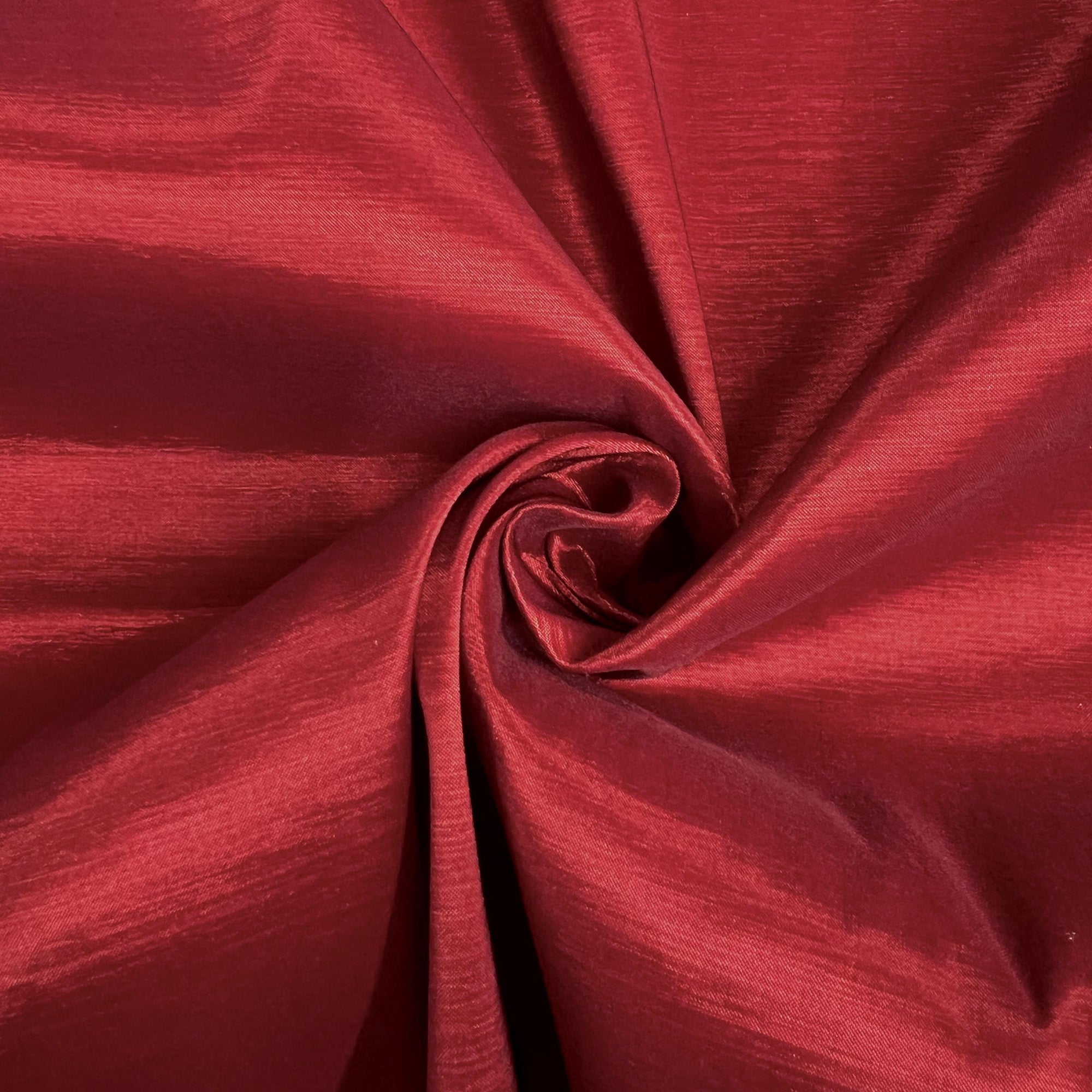 Irene DARK CHERRY Stretch Taffeta Fabric for Gowns, Bridal Wear, Home Decor, Lining, Clothes, Costumes, Crafts - 10196 NewFabricsDaily