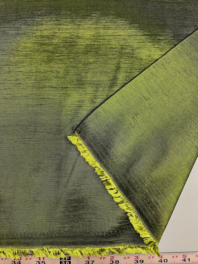 Irene OLIVE Stretch Taffeta Fabric for Gowns, Bridal Wear, Home Decor, Lining, Clothes, Costumes, Crafts - 10196 NewFabricsDaily