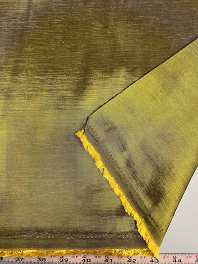 Irene GOLDEN OLIVE Stretch Taffeta Fabric for Gowns, Bridal Wear, Home Decor, Lining, Clothes, Costumes, Crafts - 10196 NewFabricsDaily