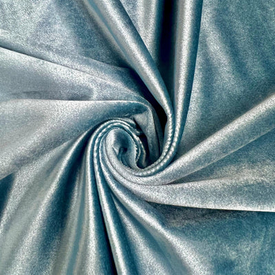 Contessa SLATE BLUE Plush Non-Stretch Velvet Fabric for Apparel, Costumes, Curtains, Chair/Throw Pillow Cover, Crafts