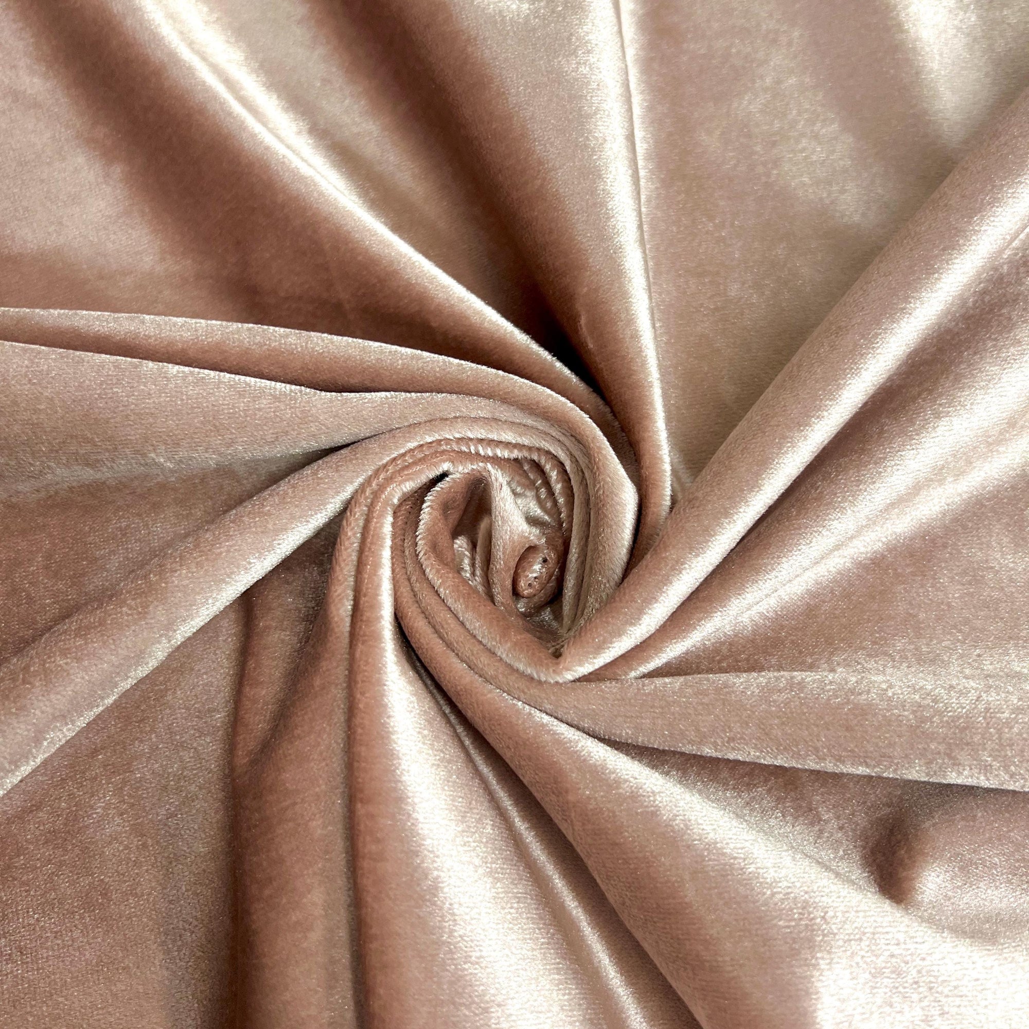 Contessa OLD ROSE Plush Non-Stretch Velvet Fabric for Apparel, Costumes, Curtains, Chair/Throw Pillow Cover, Crafts