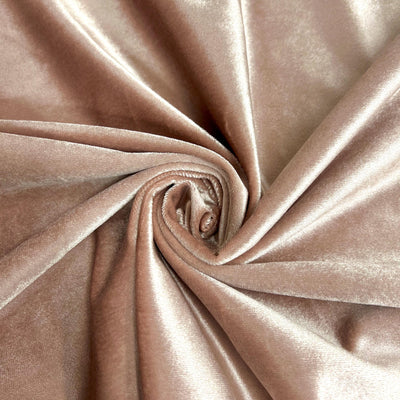 Contessa OLD ROSE Plush Non-Stretch Velvet Fabric for Apparel, Costumes, Curtains, Chair/Throw Pillow Cover, Crafts