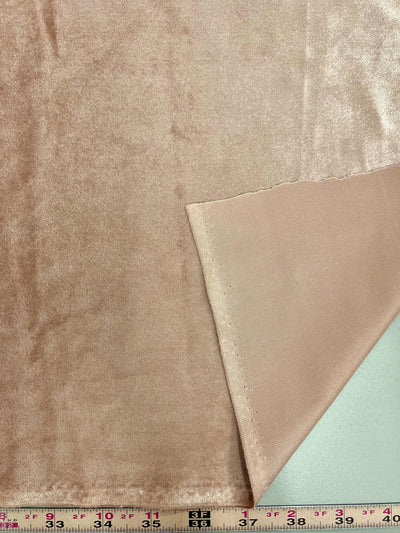 Contessa OLD ROSE Plush Non-Stretch Velvet Fabric for Apparel, Costumes, Curtains, Chair/Throw Pillow Cover, Crafts