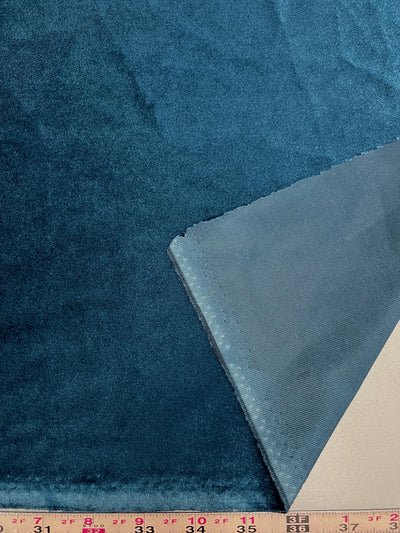 Contessa BLUE INDIGO Plush Non-Stretch Velvet Fabric for Apparel, Costumes, Curtains, Chair/Throw Pillow Cover, Crafts