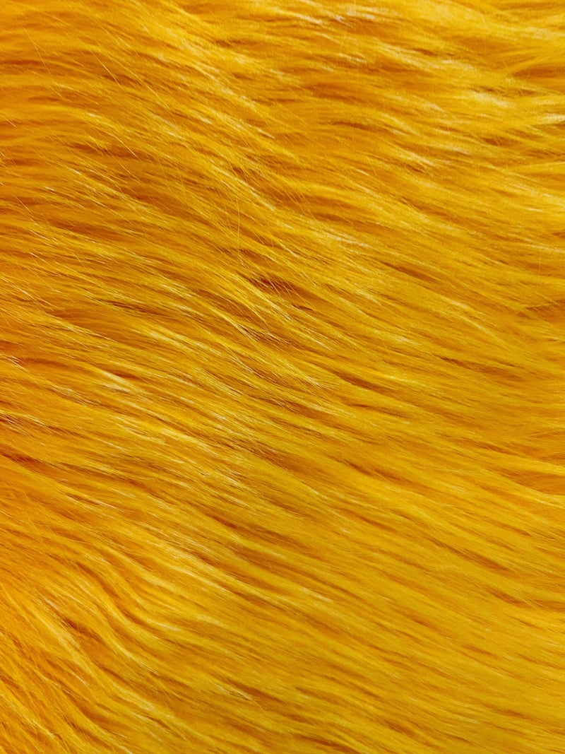 Eden MANGO Shaggy Long Pile Soft Faux Fur Fabric for Fursuit, Cosplay Costume, Photo Prop, Trim, Throw Pillow, Crafts