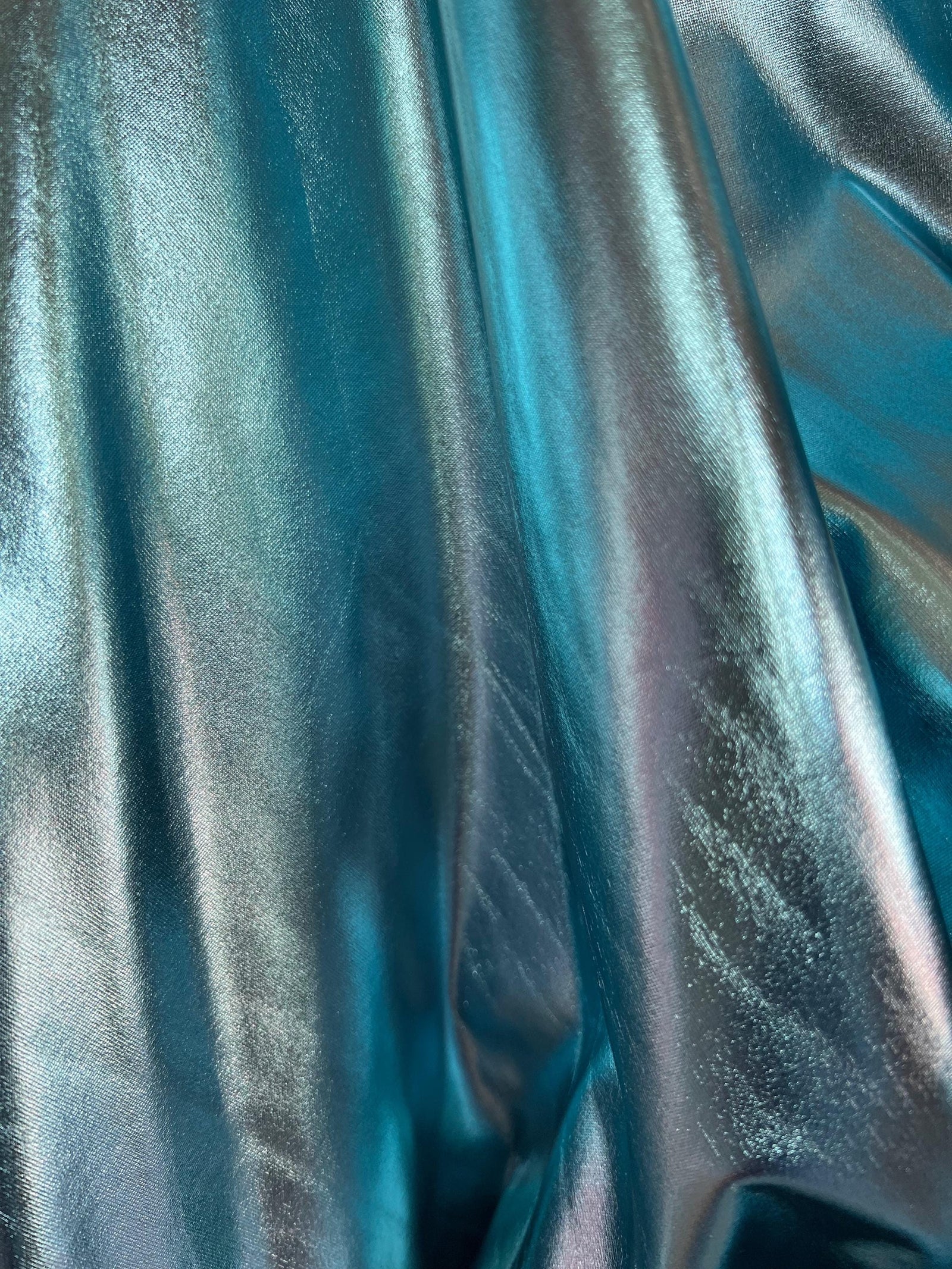 Finley LIGHT BLUE 4-Way Stretch Metallic Foil Fabric by the Yard - 10013