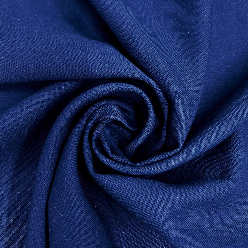 Karla NAVY BLUE Soft Hand Feel Linen Rayon Fabric by the Yard for Clothes, Costumes, Crafts, etc - 10194