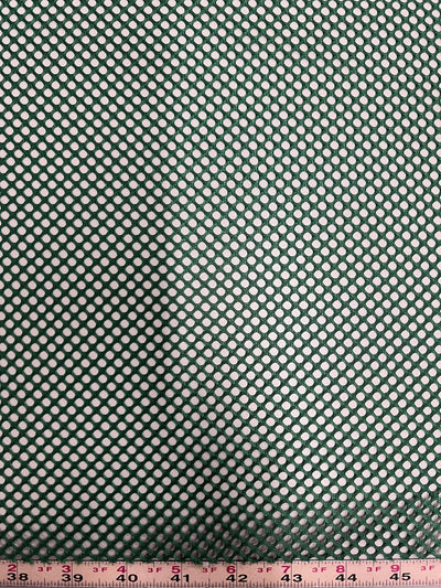 Mallory HUNTER GREEN Polyester King Mesh Knit Fabric by the Yard - 10111