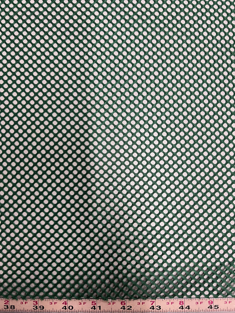 Mallory HUNTER GREEN Polyester King Mesh Knit Fabric by the Yard - 10111