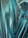 Finley LIGHT BLUE 4-Way Stretch Metallic Foil Fabric by the Yard - 10013