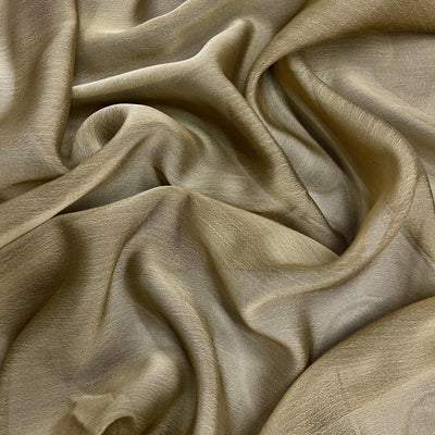 Jolene TAUPE Polyester Two-Tone Chiffon Fabric by the Yard - 10135