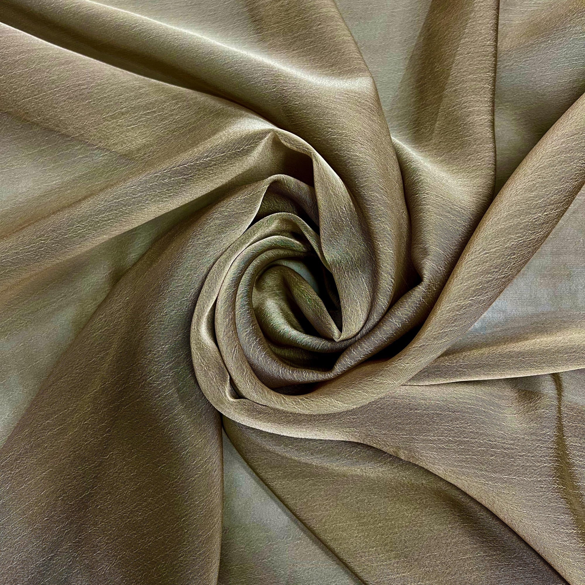 Jolene TAUPE Polyester Two-Tone Chiffon Fabric by the Yard - 10135