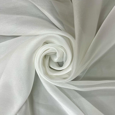 Jolene OFF WHITE Polyester Two-Tone Chiffon Fabric by the Yard - 10135