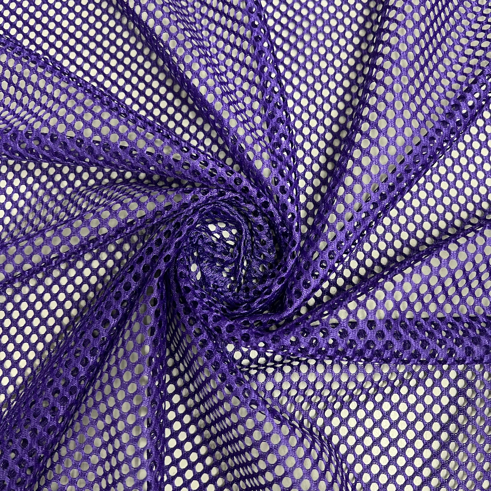 Mallory PURPLE Polyester King Mesh Knit Fabric by the Yard - 10111