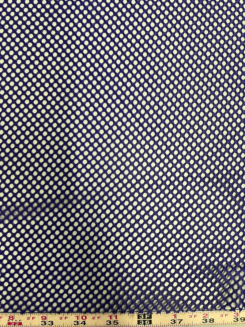 Mallory PURPLE Polyester King Mesh Knit Fabric by the Yard - 10111
