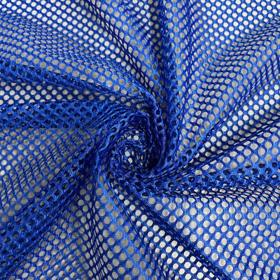Mallory ROYAL BLUE Polyester King Mesh Knit Fabric by the Yard - 10111
