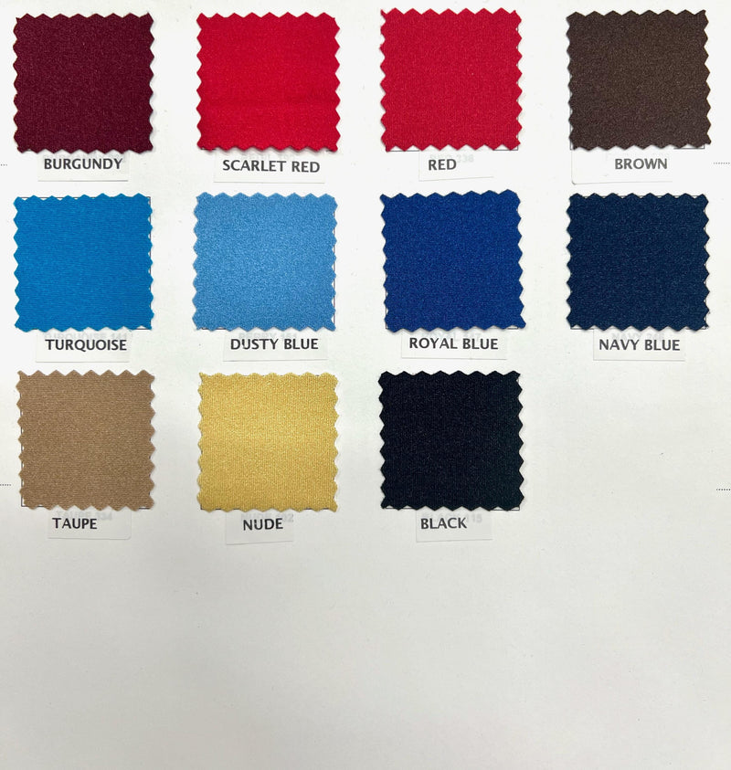 Elle Nylon Spandex Stretch Shiny Tricot Medium Weight Fabric for Apparel, Swimwear, Activewear, Sportswear, Costumes, Crafts