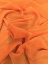 Danielle ORANGE Polyester Hi-Multi Chiffon Fabric by the Yard - 10075