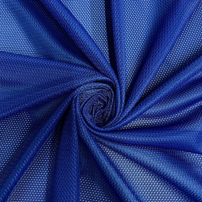 Brylee ROYAL BLUE Polyester Micro Mesh Jersey Sports Mesh Knit Fabric by the Yard