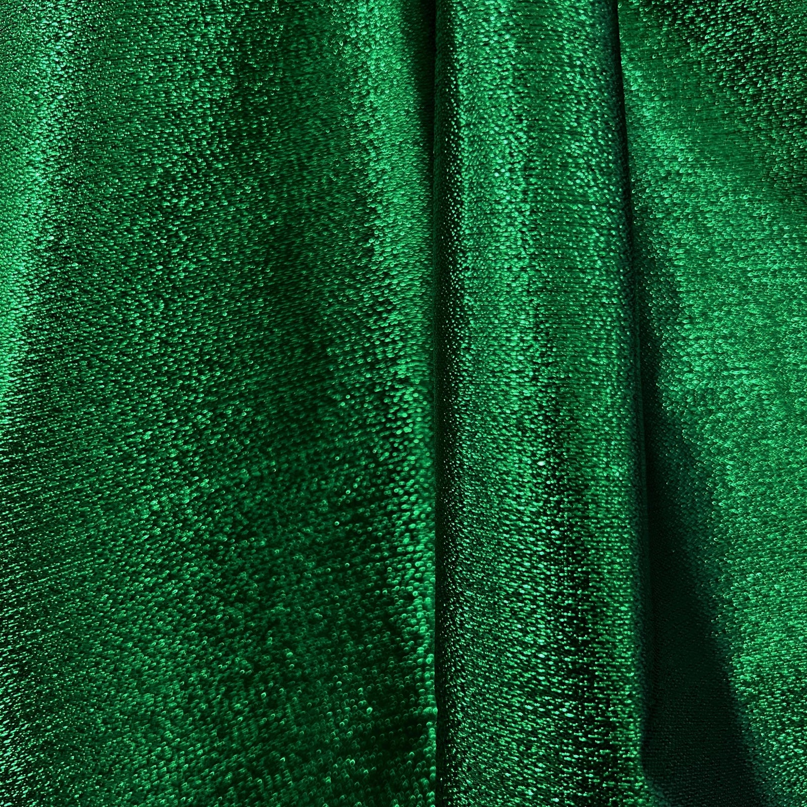 Kenzie GREEN Light Weight Lamé Fabric by the Yard  - 10059