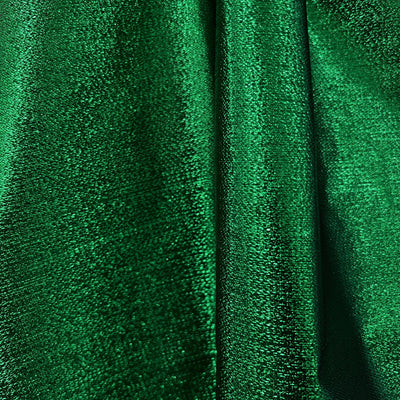 Kenzie GREEN Light Weight Lamé Fabric by the Yard  - 10059