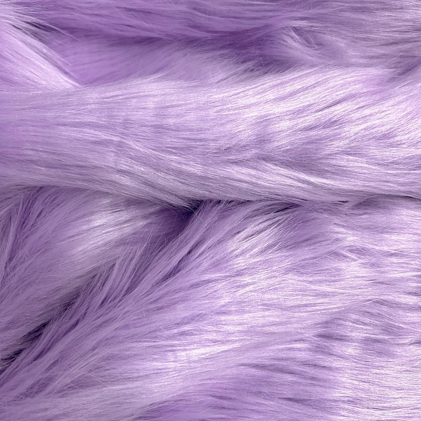 Eden LAVENDER Shaggy Long Pile Soft Faux Fur Fabric for Fursuit, Cosplay Costume, Photo Prop, Trim, Throw Pillow, Crafts