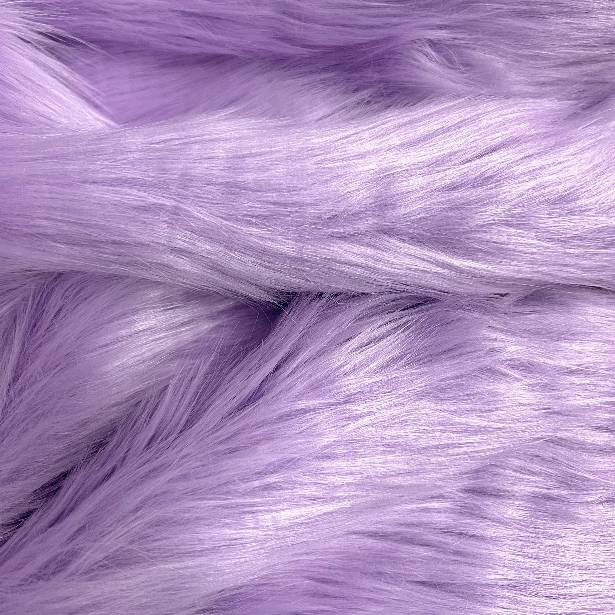 Eden LAVENDER Shaggy Long Pile Soft Faux Fur Fabric for Fursuit, Cosplay Costume, Photo Prop, Trim, Throw Pillow, Crafts