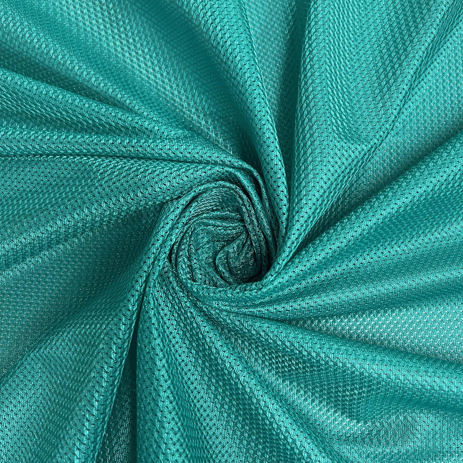 Brylee TEAL Polyester Micro Mesh Jersey Sports Mesh Knit Fabric by the Yard