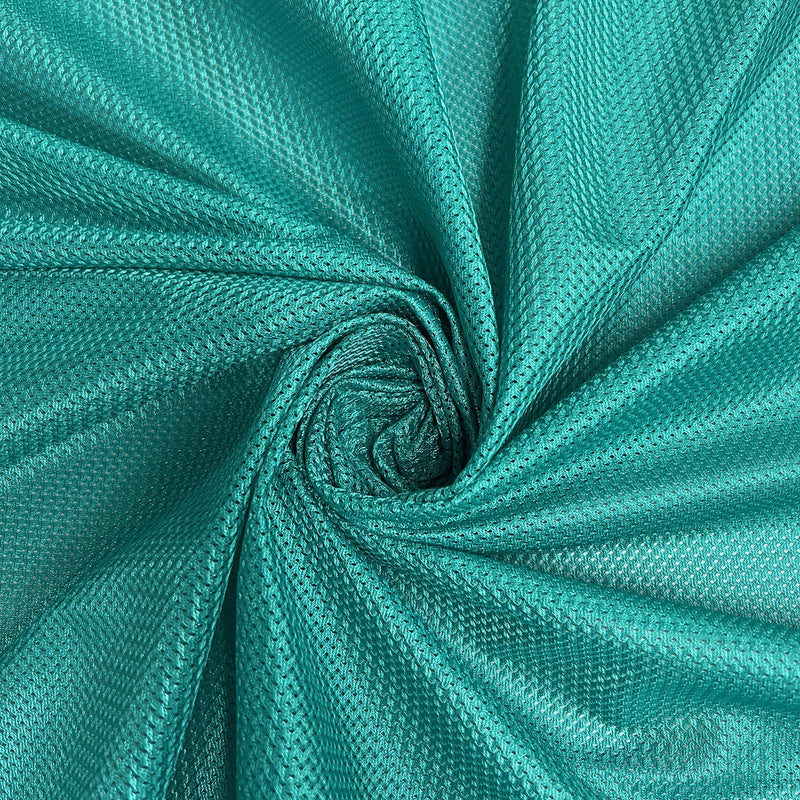 Brylee TEAL Polyester Micro Mesh Jersey Sports Mesh Knit Fabric by the Yard