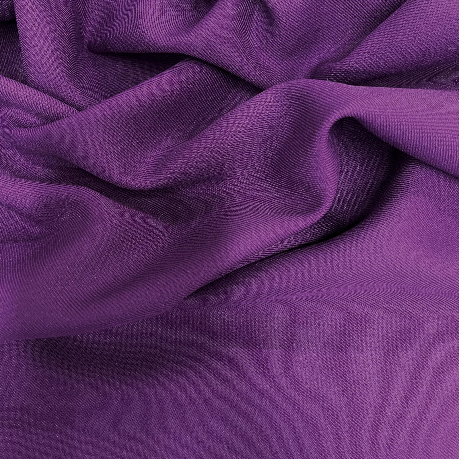 Delaney DARK MAGENTA Polyester Gabardine Fabric for Skirts, Suits, Overcoats, Trousers/Slacks, Uniforms, Lining, etc.