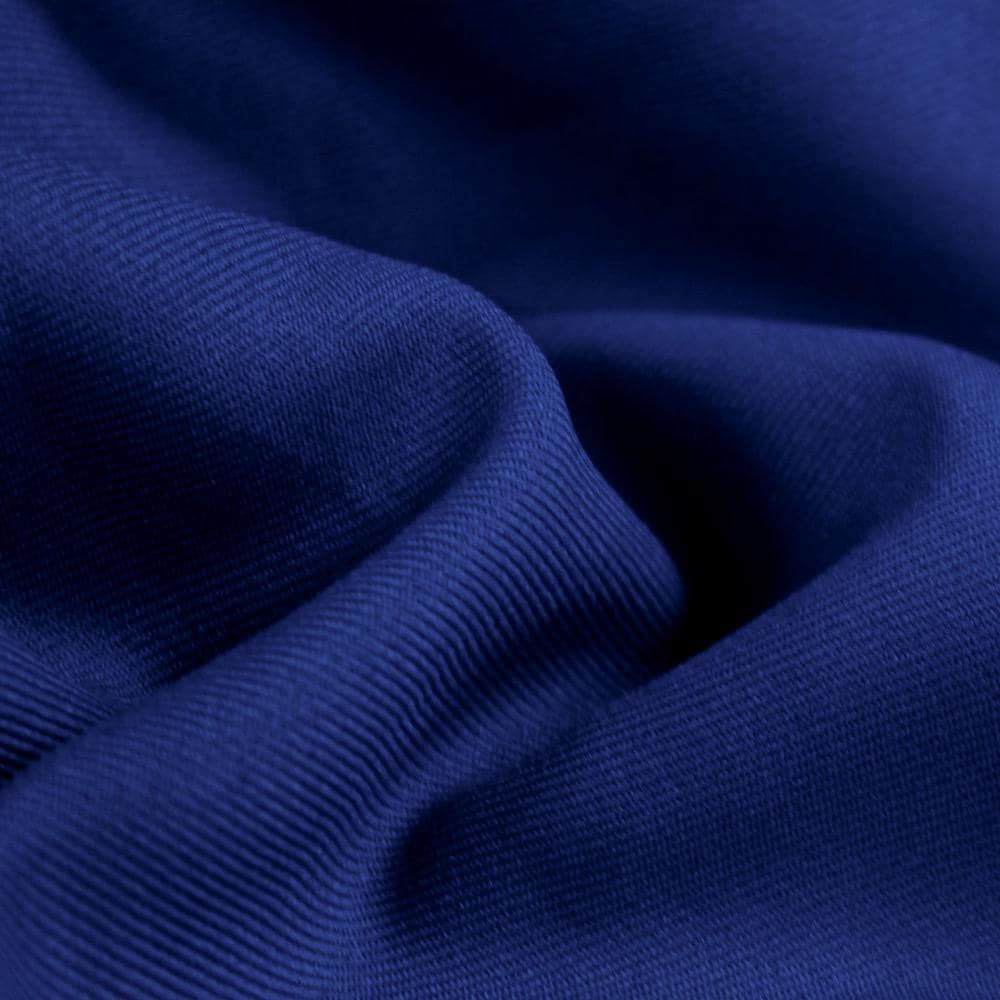 Delaney ROYAL BLUE Polyester Gabardine Fabric for Skirts, Suits, Overcoats, Trousers/Slacks, Uniforms, Lining, etc.